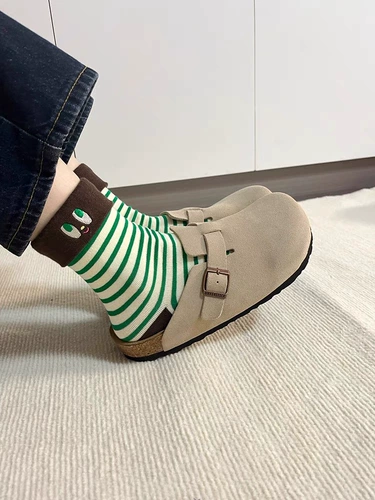 Дизайн милый края полосатой полосатые девушки смешной креатив в творческой хлопковой куче нише