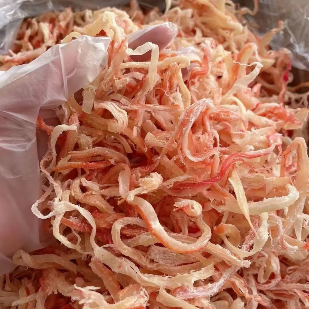 新货鱿鱼丝即食手撕鱿鱼丝海味零食炭烤鱿鱼丝500克装