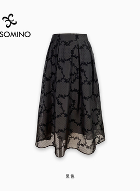 夏半裙黑色Y337B6177