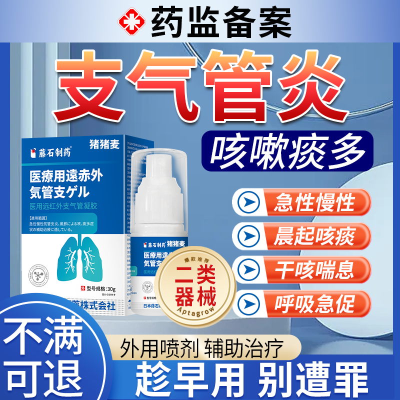 支气管炎咳嗽痰多喷剂