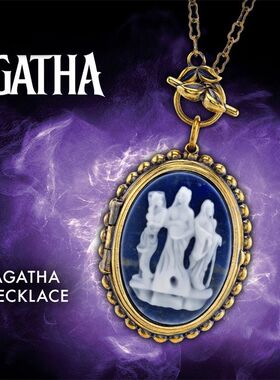 阿加莎女巫团项链吊坠旺达幻视衍生剧周边小众独特美剧创意新款潮