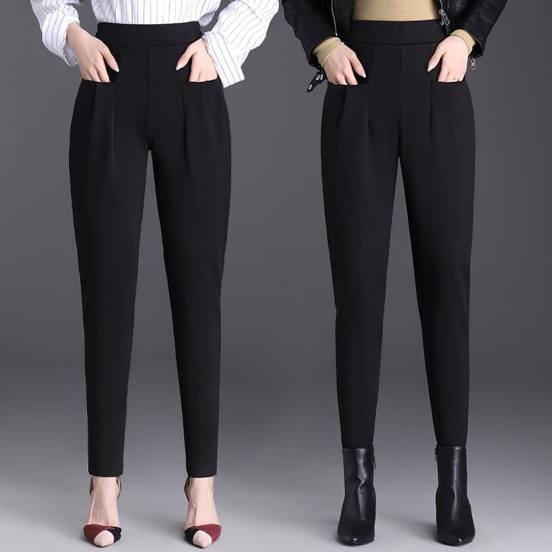 哈伦裤女2024新款春秋款小脚萝卜裤薄款小脚女士休闲裤小个子裤子