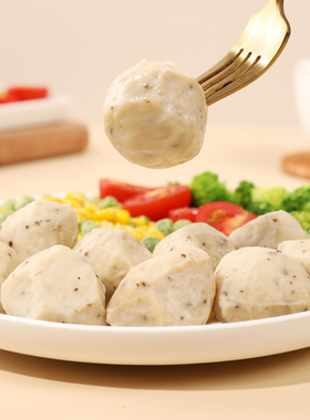 【24袋】吉野物语鸡肉丸即食低脂卡健身代餐解馋零食鸡肉食品丸子