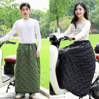 挡风被冬季加绒加厚电瓶电动车摩托车防水防雨罩春秋四季通用男女