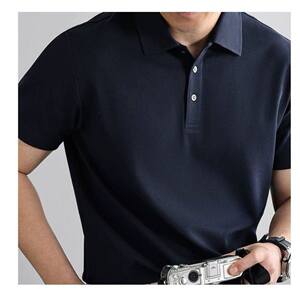 #点击率精品男装专卖店重磅纯棉短袖POLO衫男士T恤透气翻领上衣a1