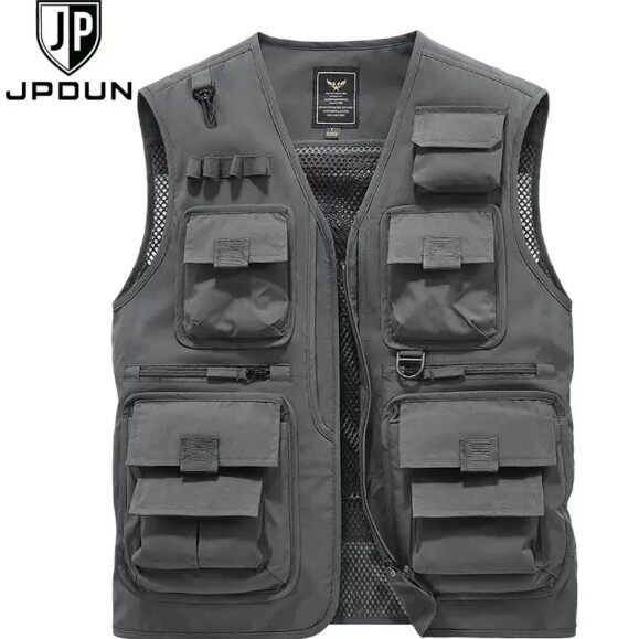 JPDUN/吉普盾龙腾鸿运服饰专卖店马甲夏季薄款钓鱼坎肩多口袋背a8