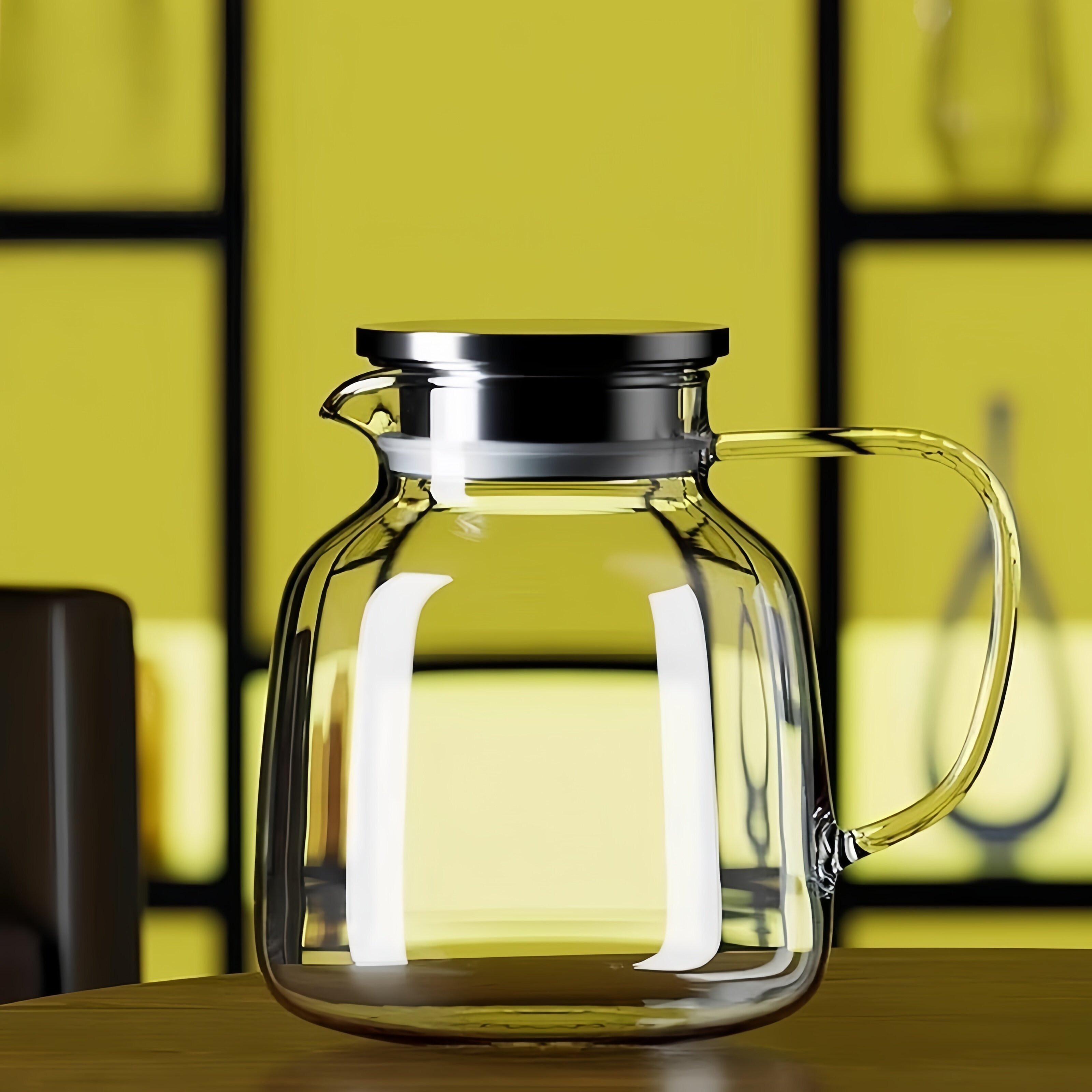 冷水壶玻璃冷水壶瓶大容量泡茶茶壶家用耐高温晾白开水杯冷水壶夏