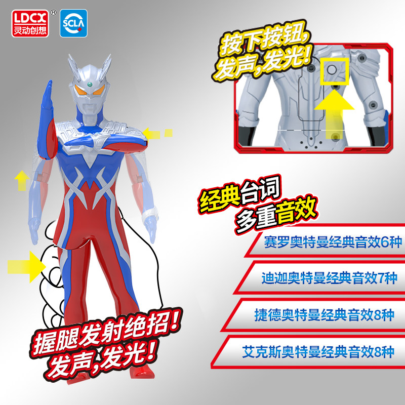 罗索奥特曼人偶可动玩偶
