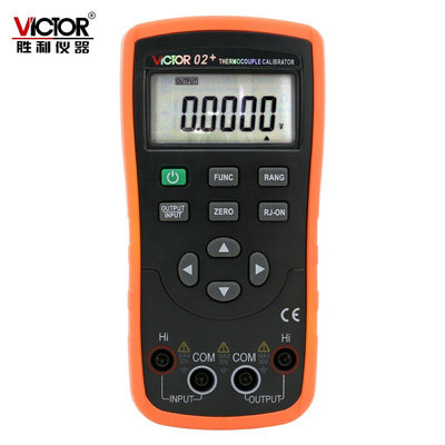 。胜利VC02+ 数字热电偶校验仪 输出电压/温度校验表 校准器VICTO