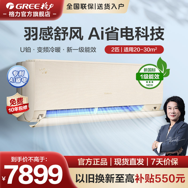 格力挂机空调正2匹省电变频冷暖