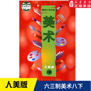 2024年六三制中学八年级下册美术人美版教材 中学教材人美版义务教育教科书课本八年级下学期美术课本人民美术出版社