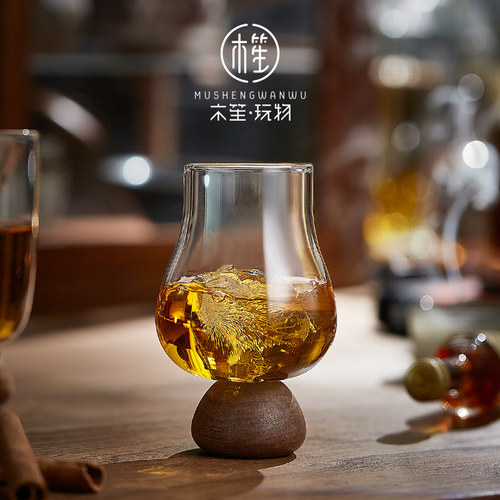 木笙玩物威士忌酒杯2025新款玻璃洋酒杯轻奢高档白兰地鸡尾酒高端