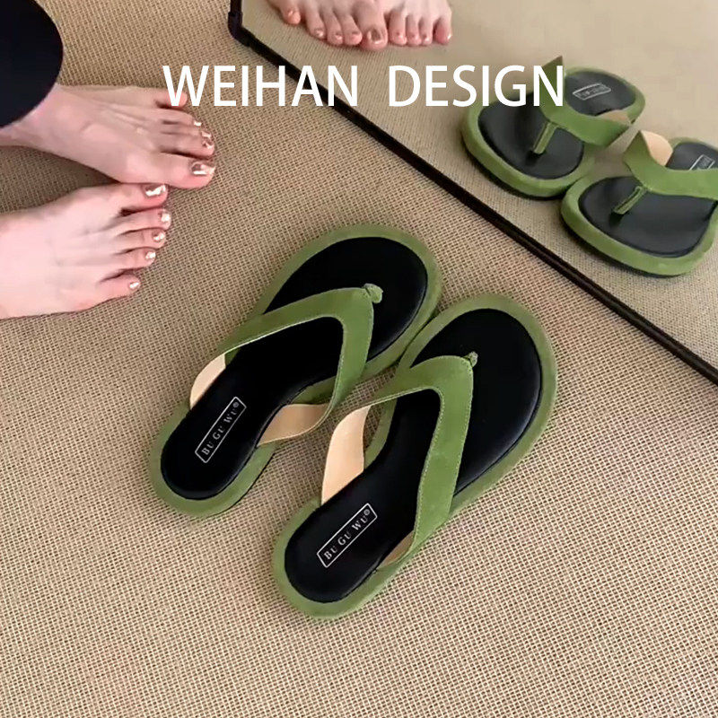 羊皮版!休闲简约绿色夹