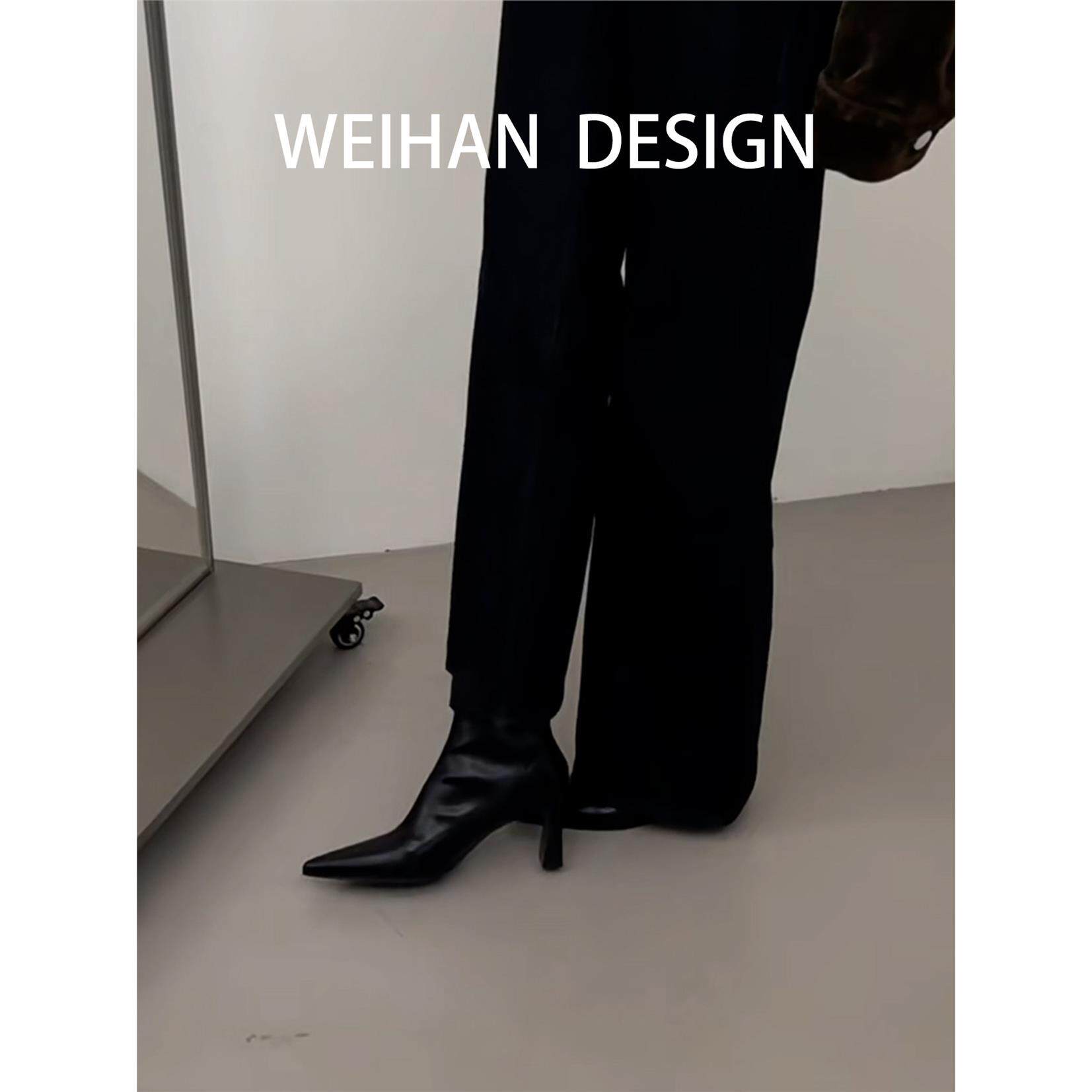 羊皮版!高级感褶皱尖头