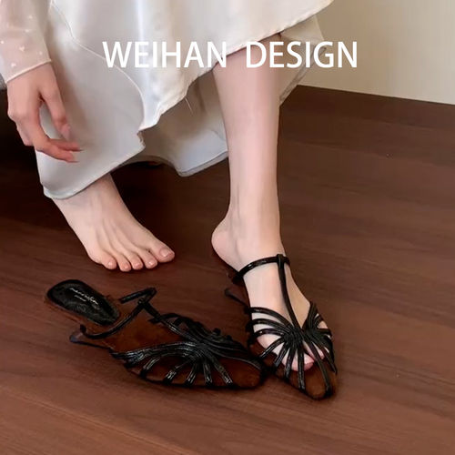 羊皮版！复古风黑色细带
