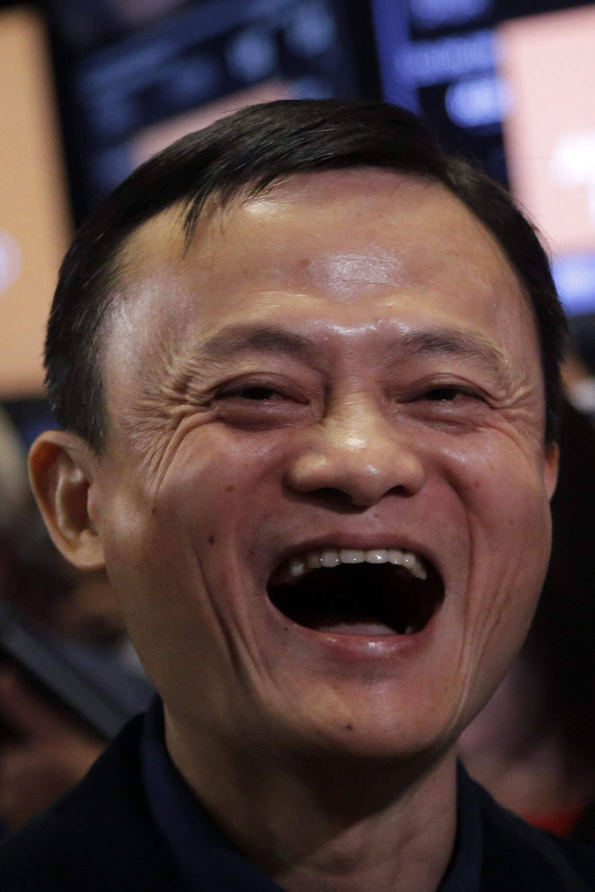 马云海报摆台挂画像财神爷带框头像照片相片u壁纸装饰画墙贴纸定.