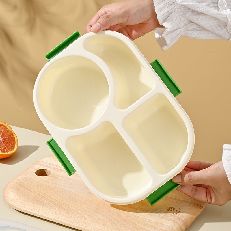 食品级大容量便当盒上班族学生保鲜饭盒可微波炉加热儿童餐盘多格