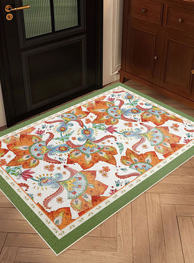 入户门丝圈地垫可定制玄关脚垫耐脏家用门口进门踩脚垫防滑地毯垫