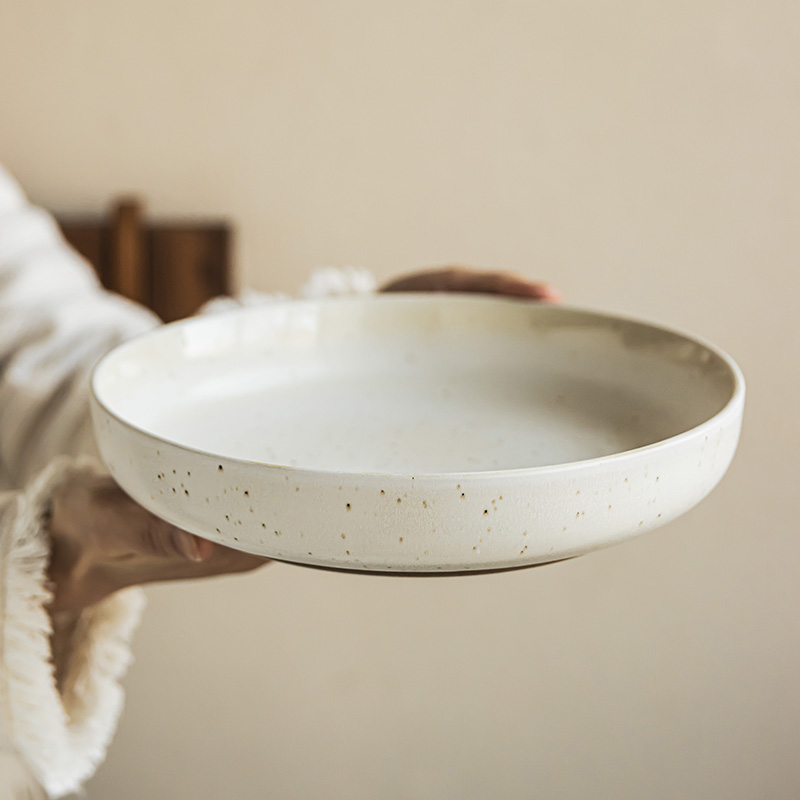 YEHOME极简风陶瓷深盘