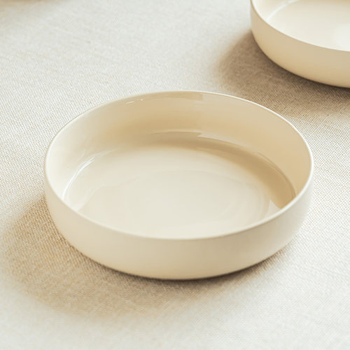 奶油风纯色碗陶瓷大碗家用菜碗