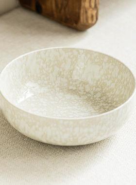 YE HOME 雪花纹理陶瓷碗家用碗早餐碗酸奶燕麦碗水果沙拉碗拌面碗