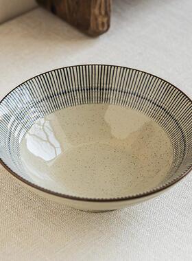 YE HOME 拉面碗日式复古陶瓷汤碗高颜值斗笠碗菜碗饺子碗早餐面碗