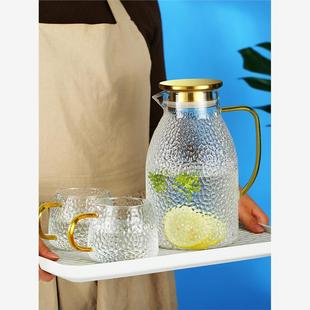 Water Lid resistin heat set with Jug Ice cup juice Tea Glass