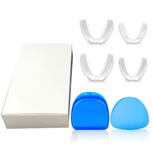 极速new4pcs Grindm Dental Night Guard For Teeth Grinding Whi