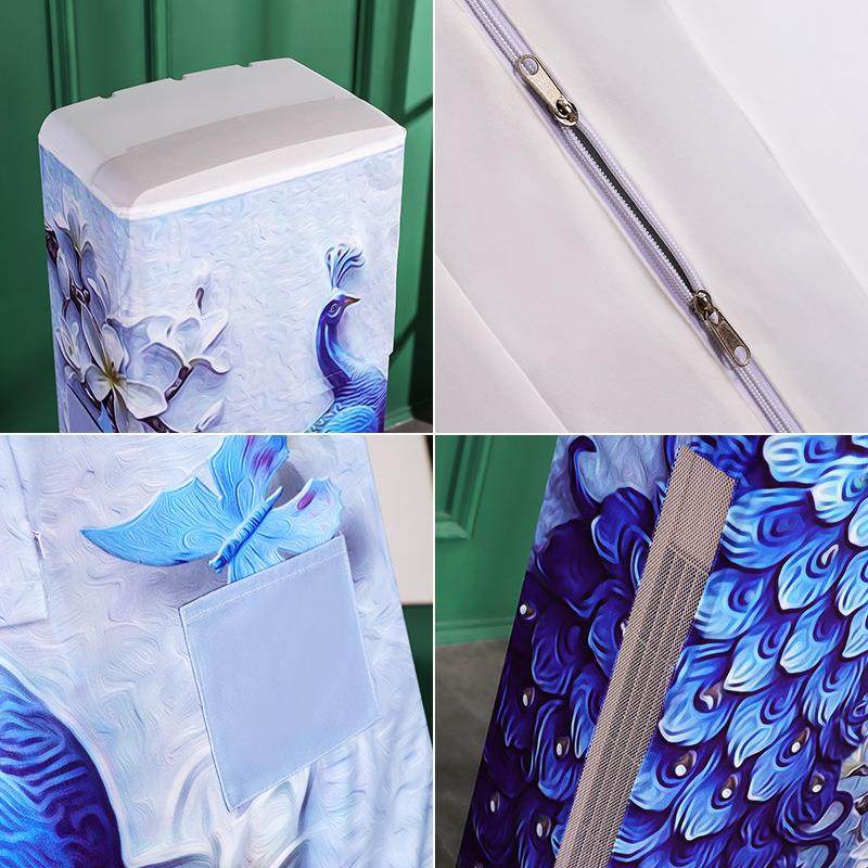 立式柜机空调防尘罩客厅布艺全包通用开机不取方形柜式空调套新款,居家布艺,床头罩,淘宝优惠券,粉丝福利购,淘宝优惠卷