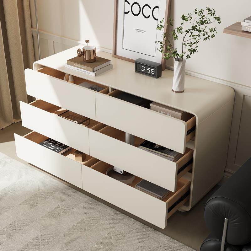 实木斗柜奶油风超薄极窄简约卧室五斗柜收纳卧室床尾柜梳妆台一体,住宅家具,斗柜,淘宝优惠券,粉丝福利购,淘宝优惠卷