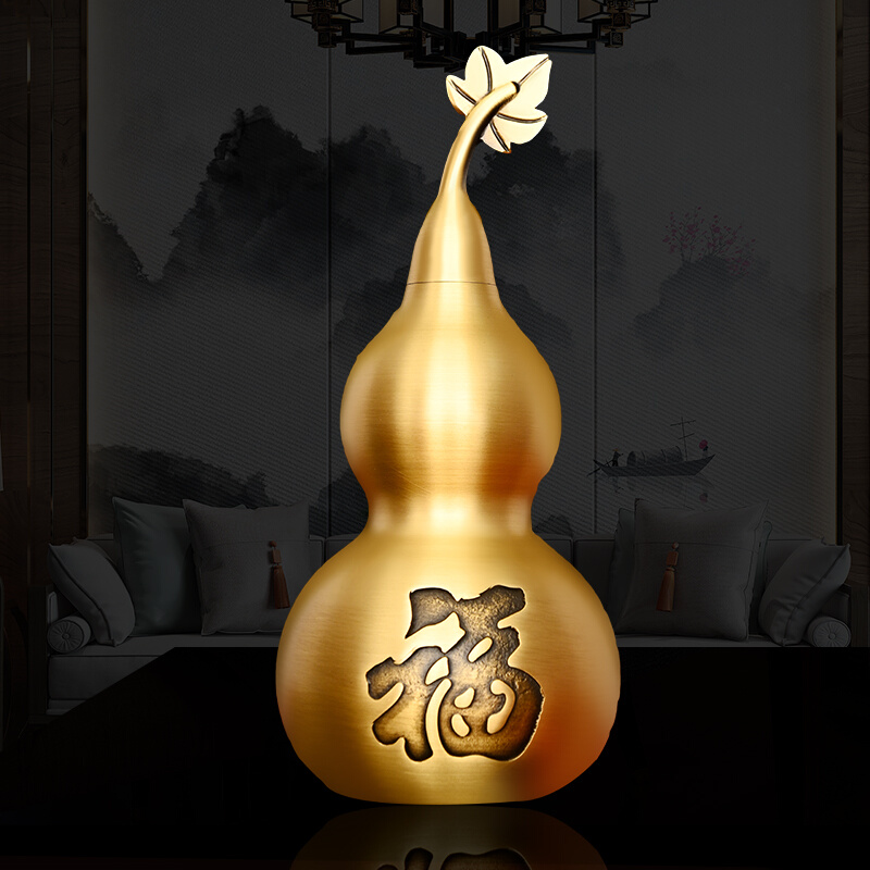 正品纯铜葫芦摆件开口铜葫芦挂件化门对门家居玄关办公室福字葫芦怎么样,好用不?