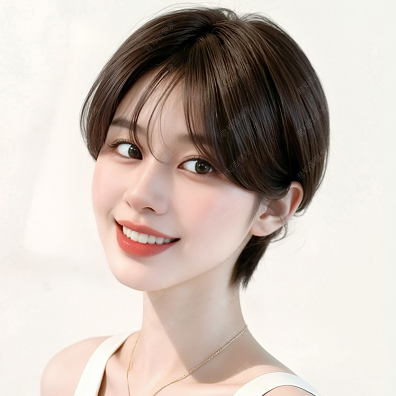 君知否全真发气质减龄超短发头套