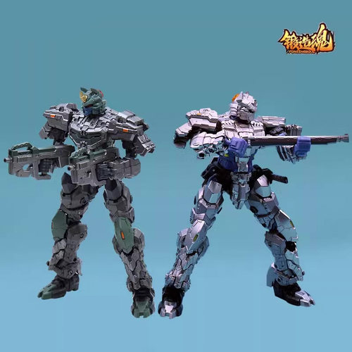 锻造影武者型两栖黑龙机甲模玩