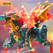 麒麟变形玩具成品拼装 猛兽匣 模型潮玩国创机甲手办 BEASTBOX