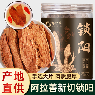 金锁阳150克 罐内蒙古阿拉善锁阳鲜干片男性泡茶泡酒材料滋补礼品