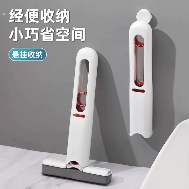 迷你小拖把海绵吸水家用桌面手持免手洗化妆室懒人擦桌神器多功能