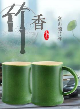 新鲜大竹筒蒸饭筒特大号餐具毛竹子蒸筒茶杯水杯小竹筒竹罐制品