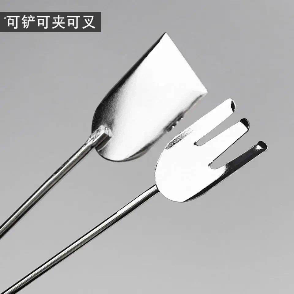 烧烤夹子炭夹碳夹食品夹食物夹炭火钳专用工具配件厨房防滑食品级