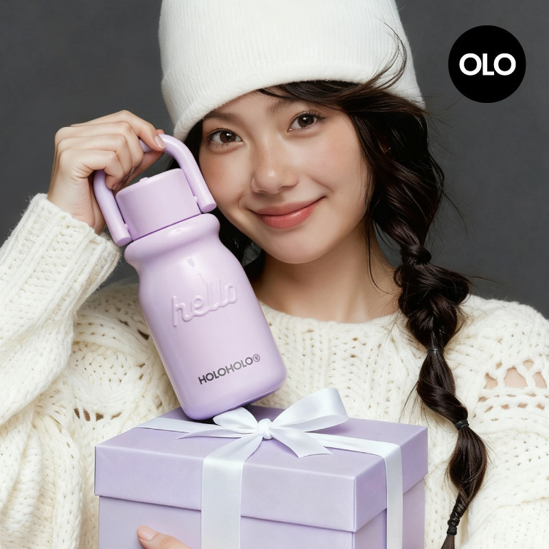 新年礼物高颜值小巧便携随行陶瓷内胆保温杯节日送礼水杯送女朋友