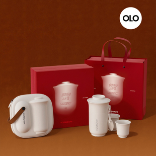 春节礼物新款盖碗茶杯礼盒泡茶水杯子茶具套装保温杯新年节日送礼