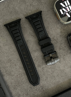 恒宝款适用于applewatch789代高端运动硅胶腕带苹果手表ultra腕带