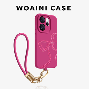 星光蝴蝶结适用OPPOreno15pro手机壳新款液态硅胶Reno14高级感防摔全包oppo潮牌ins创意2026时尚RENO14por女