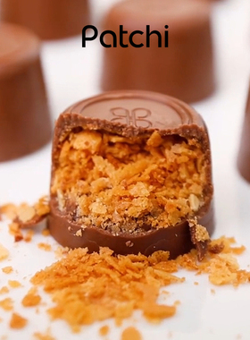 Patchi芭驰法式薄脆夹心牛奶巧克力迪拜进口礼盒装送女友生日礼物