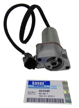 KOVAX液压泵电磁阀PC130-7 702-21-07311挖掘机配件 主泵电磁阀