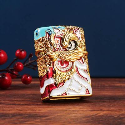 ZORRO/佐罗煤油打火机 珐琅夜光限量版鸿运当头男士创意生日礼物