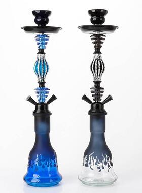 中号双管阿拉伯水烟筒hookah shisha跨境供应厂家现货水烟壶