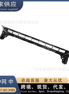 适用奥迪A4L 下中网 中 雾灯框 前杠下网格栅 8WD807683A9B9