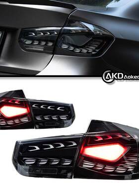 专用12-18款宝马3系F30/F35双龙鳞尾灯流水转向LED行车流水转向灯