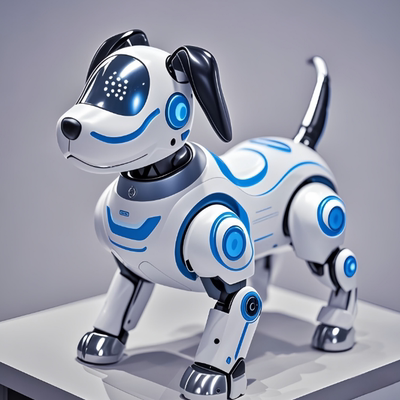 新款机器狗灯光走路电动小狗电子宠物益智男孩女孩玩具狗礼物生日