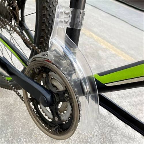 自行车链条防蹭裤腿牙盘保护罩山地车齿盘护盘罩防被夹蹭破裤脚